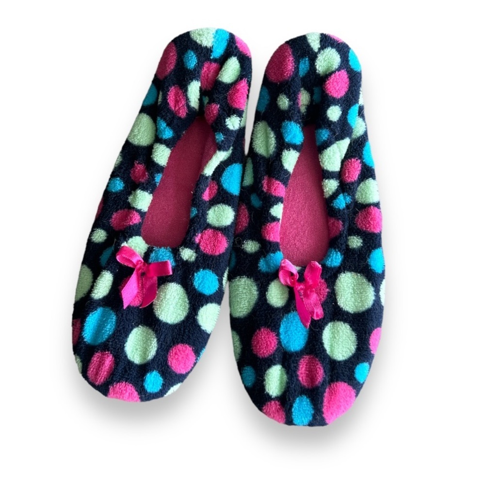 Polka Dot Sock Slippers
